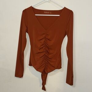 A&F— Size S, Long Sleeve Bodysuit